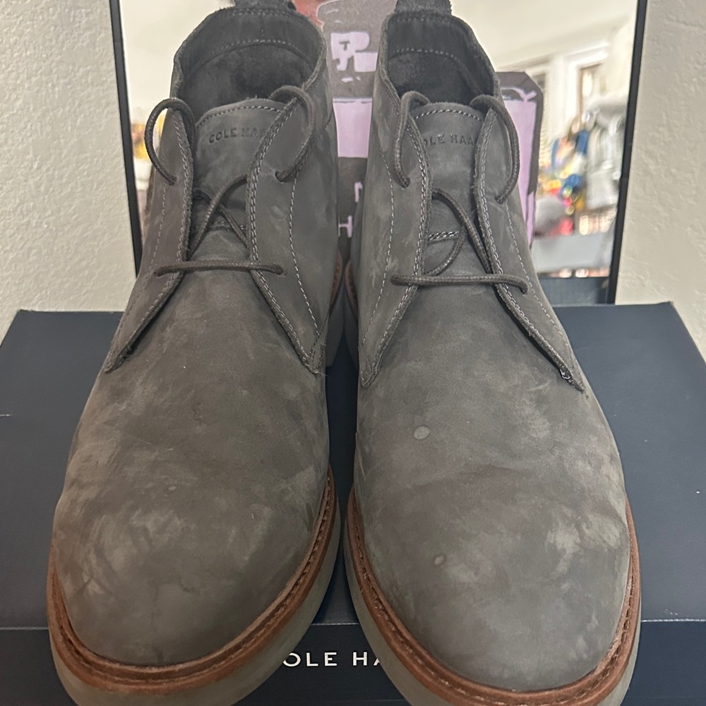Cole Haan New York Chukka Suede Boots, EUC - Picture 6 of 9